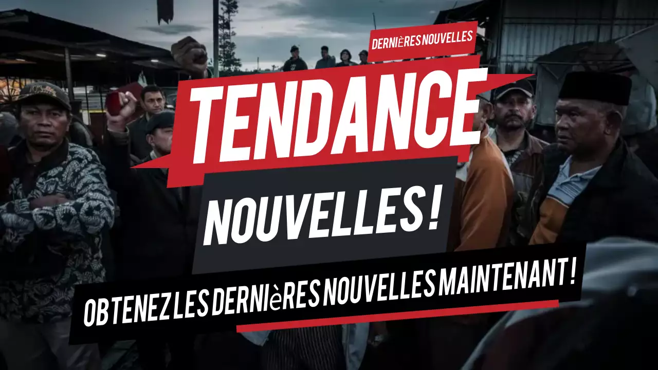 annonce de nouvelles en gras rouge