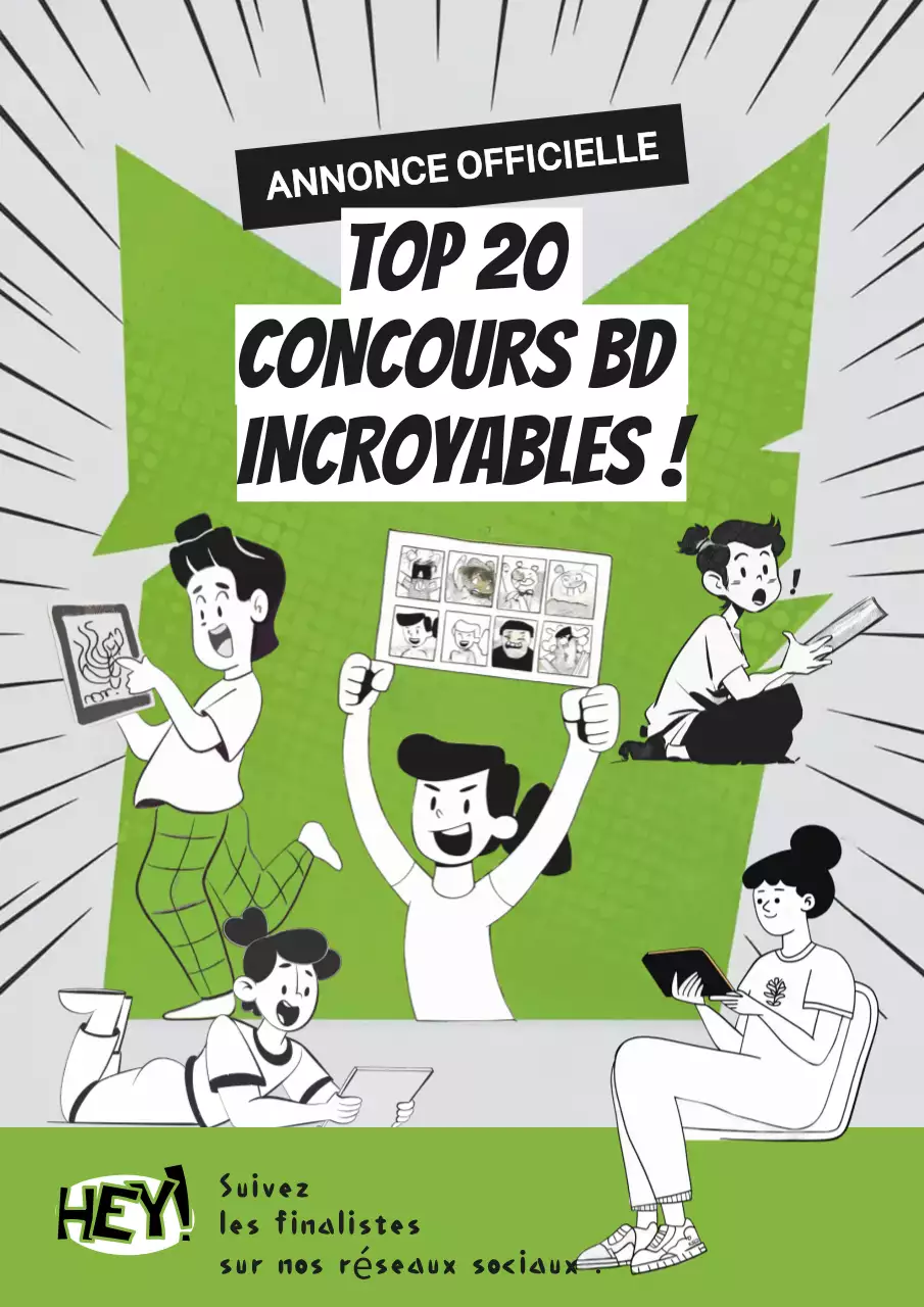 Annonce d'un concours de BD verte