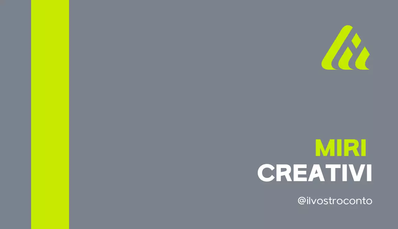 biglietto da visita moderno al neon