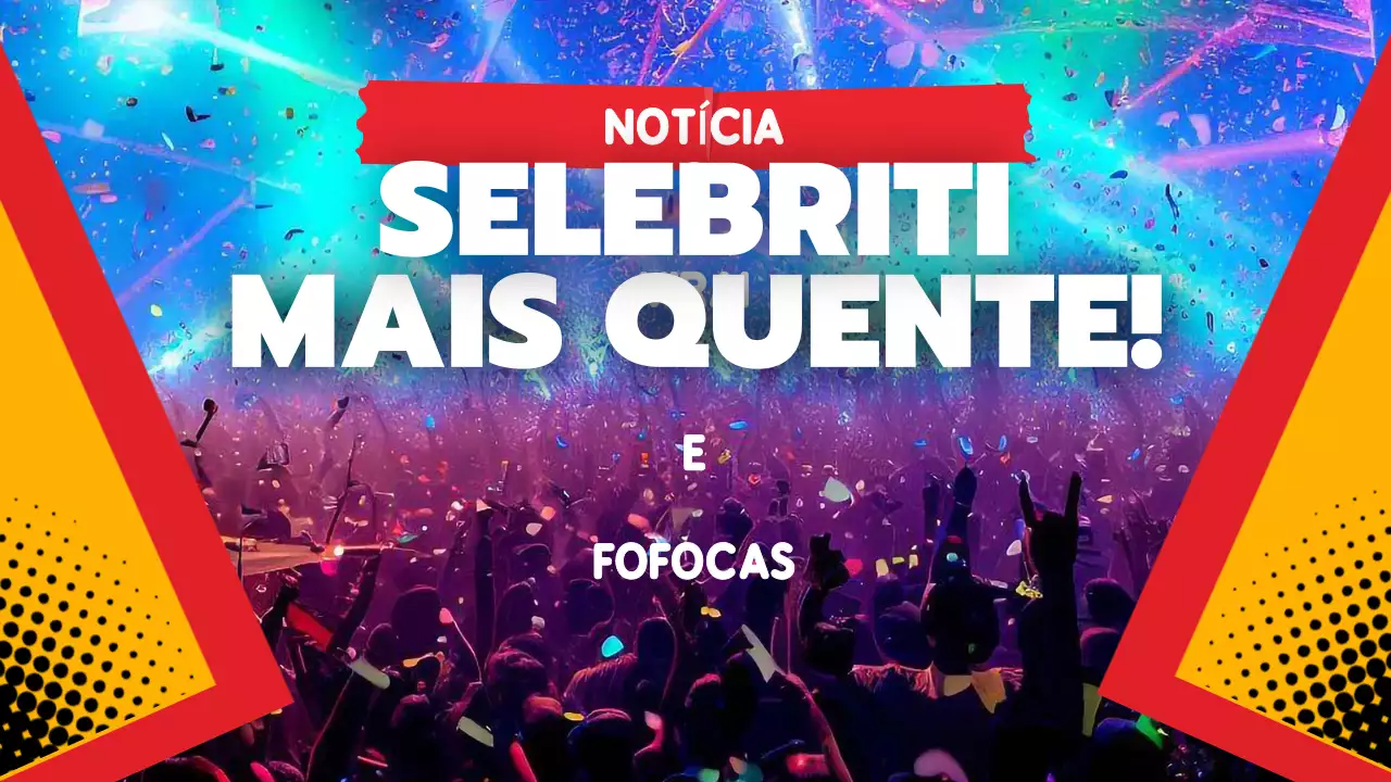 anúncio de celebridade arrojada do arco-íris