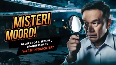 blauw dramatisch moordmysterie misdaad aankondiging