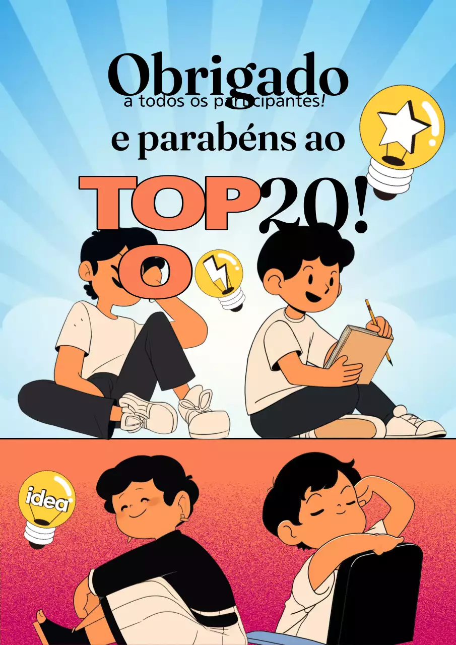Anúncio da conquista da banda desenhada azul