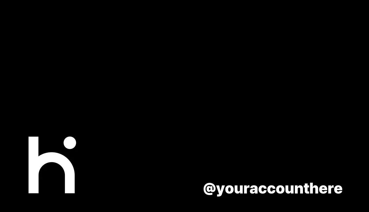 zwart modern visitekaartje