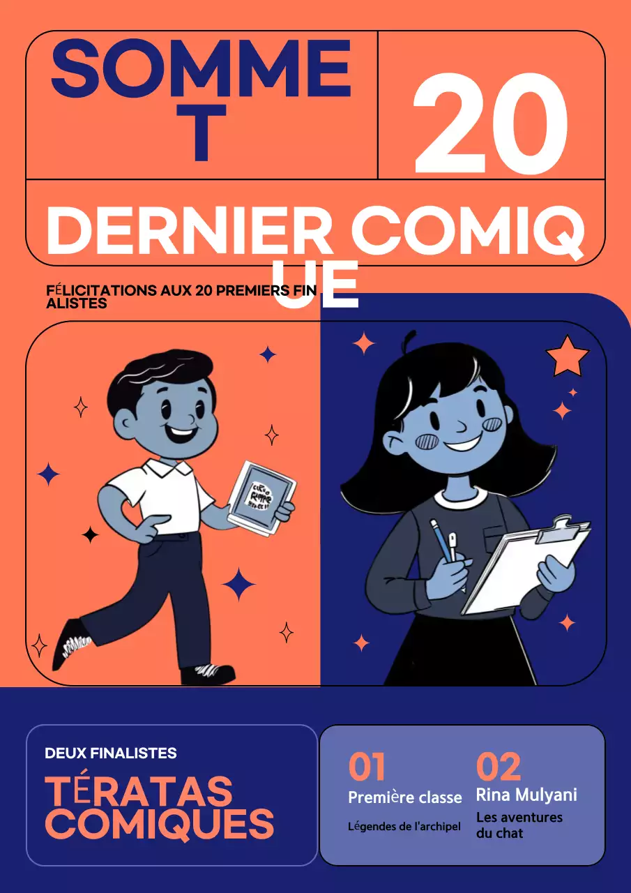 Annonce de la bande dessinée Orange Retro