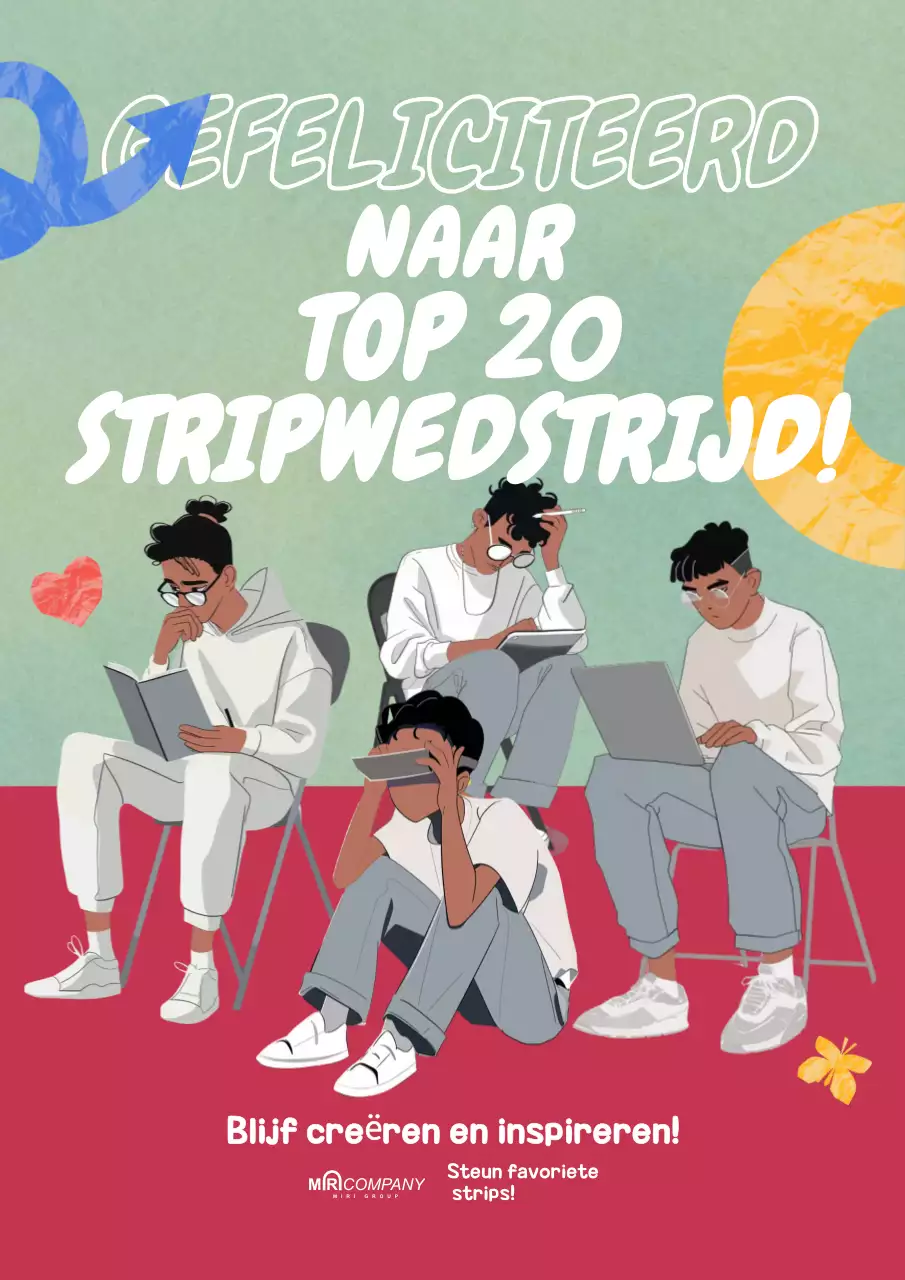 Aankondiging groene stripwedstrijd