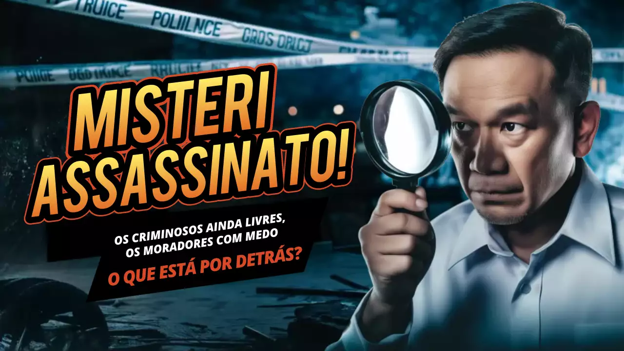 azul dramático assassinato mistério crime anúncio