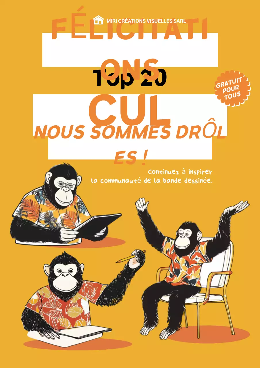 Annonce du concours Orange Comic