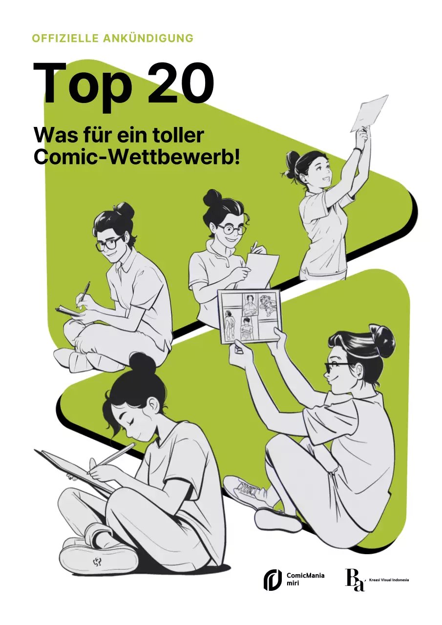 Ankündigung des grünen Comic-Wettbewerbs