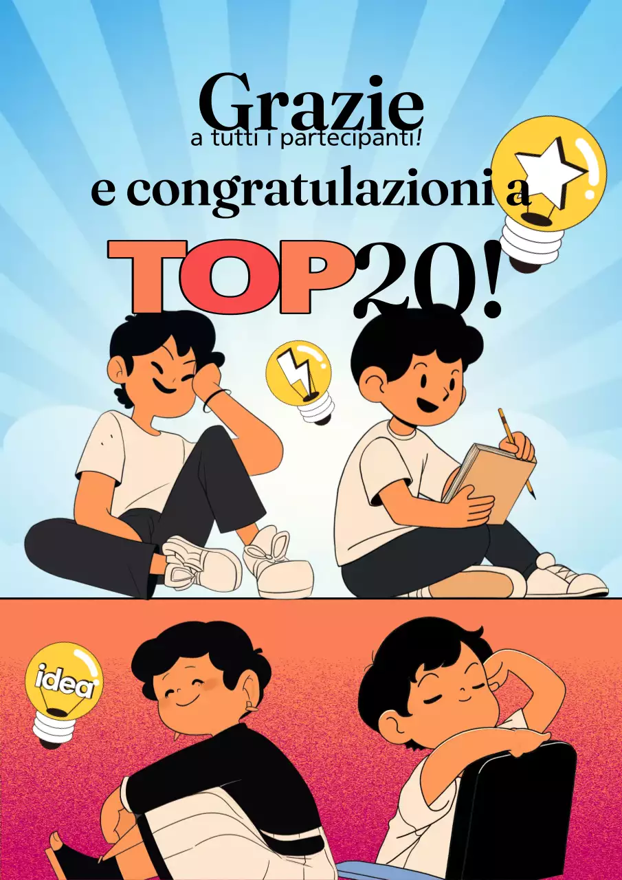 Annuncio di successo del fumetto blu