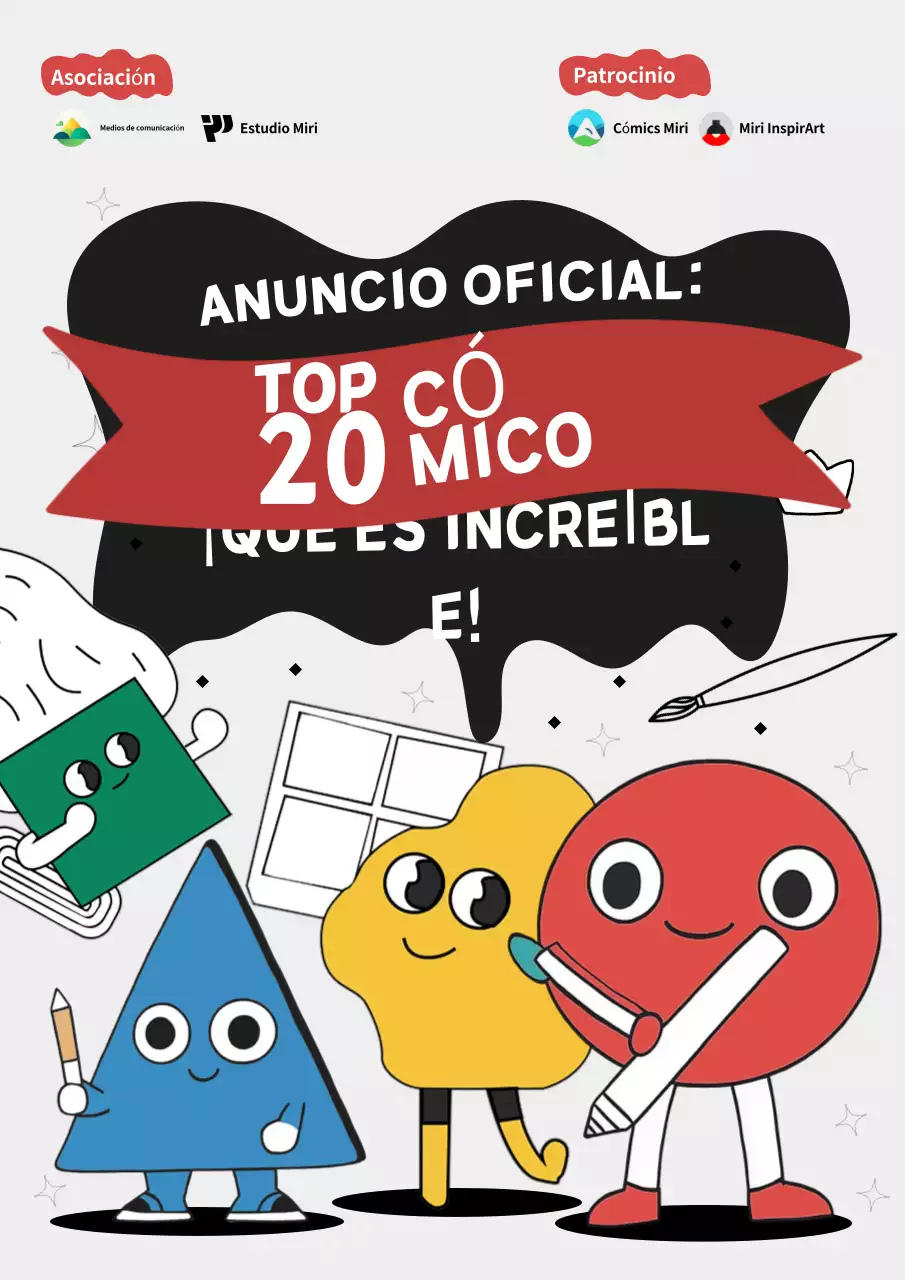 Anuncio del concurso Red Comic
