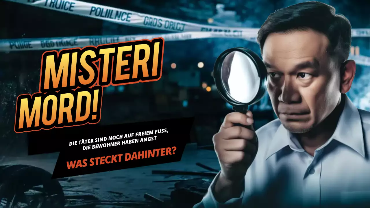 blau dramatisch mord geheimnis krimi ankündigung