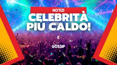 annuncio di celebrità in grassetto arcobaleno