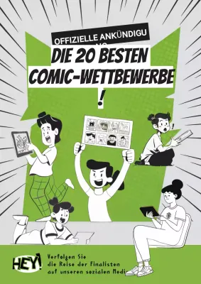 Ankündigung des grünen Comic-Wettbewerbs