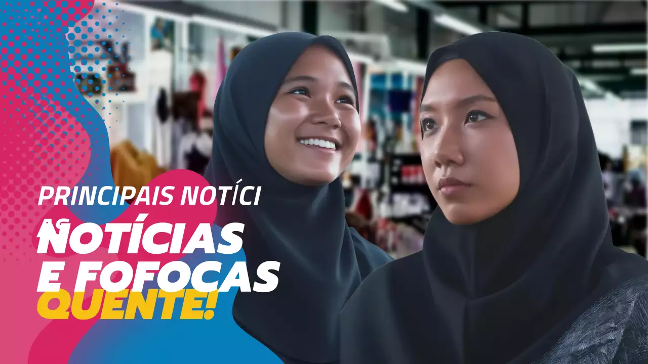 anúncio de notícias moderno e colorido