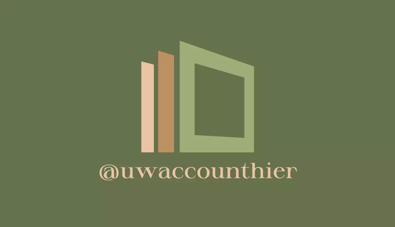 beige minimalistisch visitekaartje