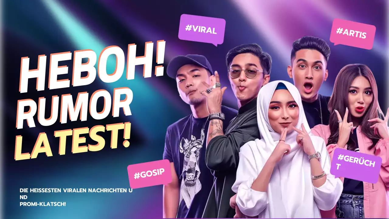 lila trendy Klatsch-Ankündigung