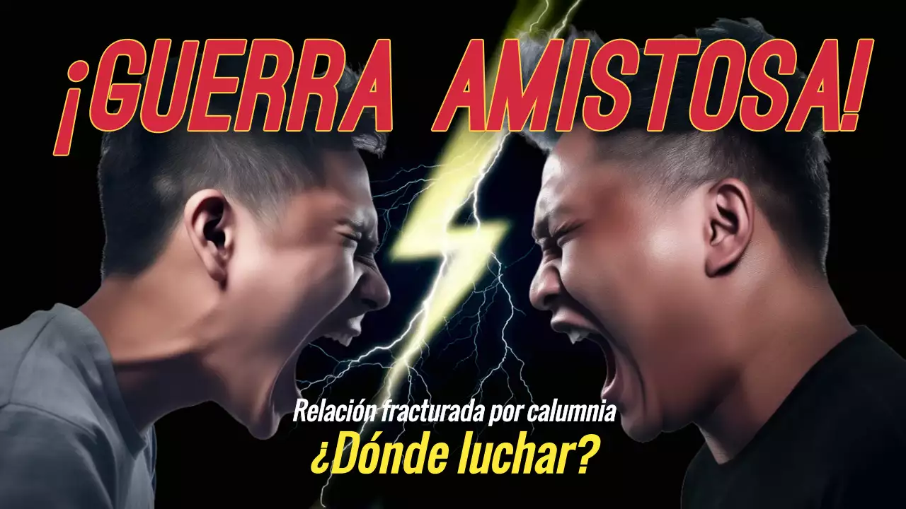 negrita negra anuncio de conflicto