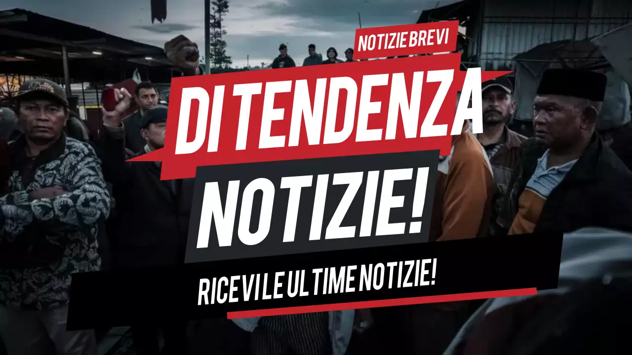 annuncio di notizie in grassetto rosso