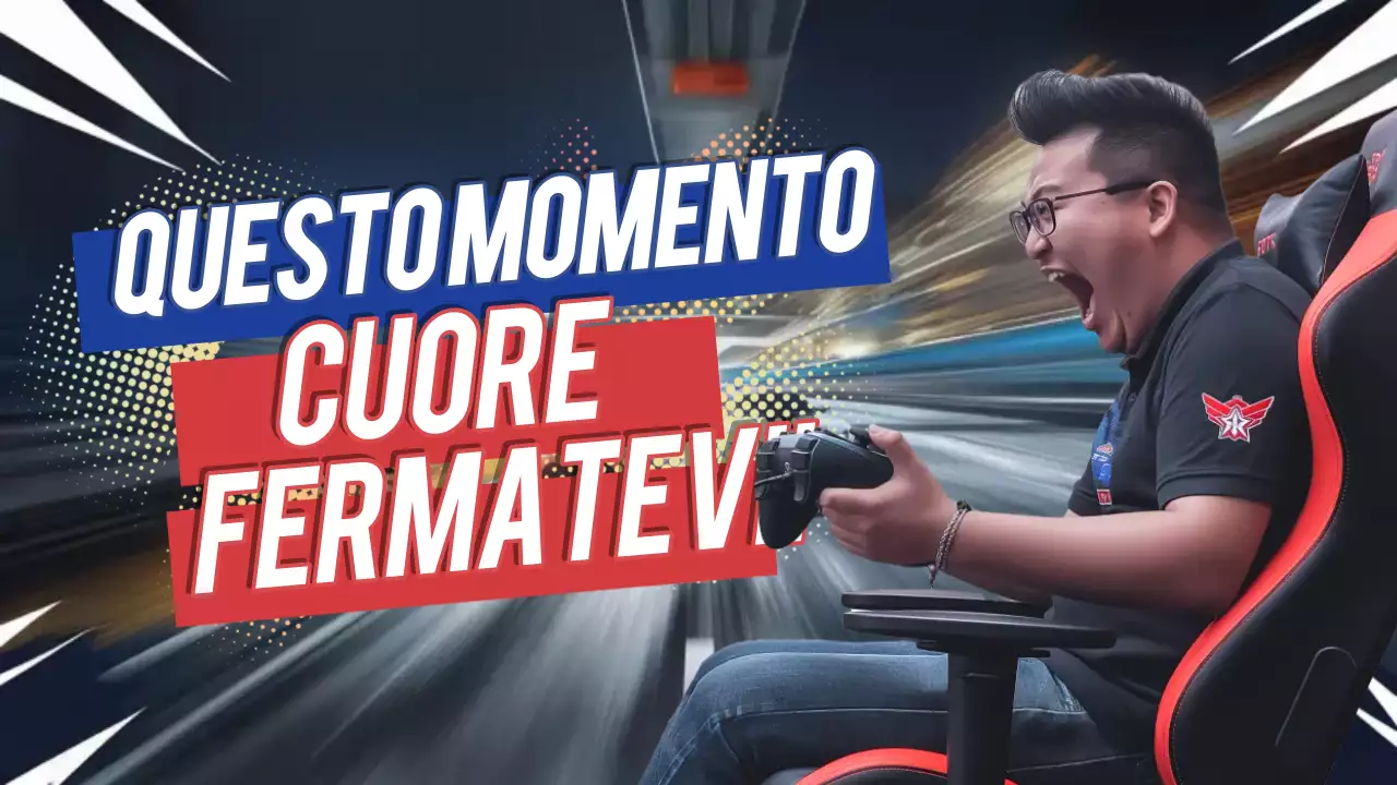 pubblicità di gioco in grassetto blu