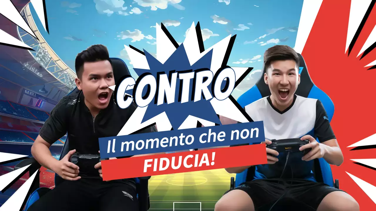 evento di gioco del fumetto blu