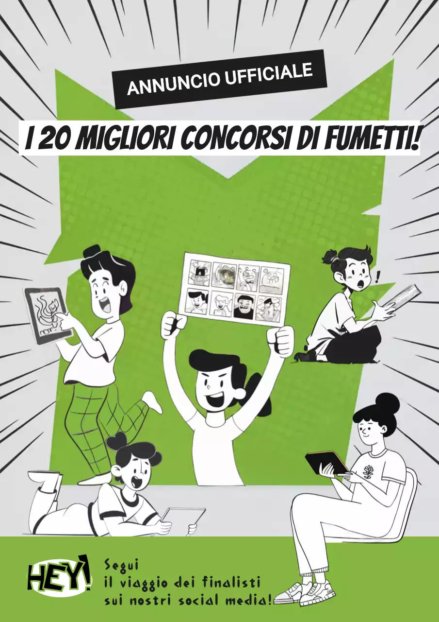 Annuncio del concorso Green Comic