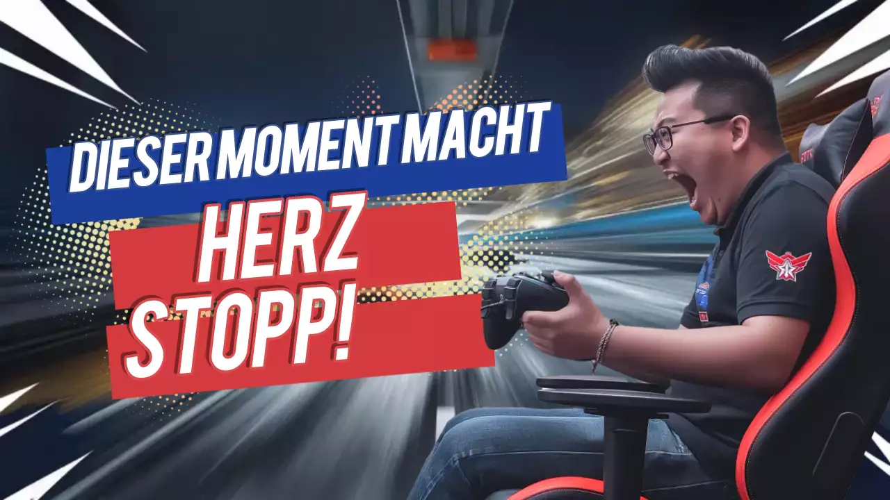 blau fett gaming anzeige