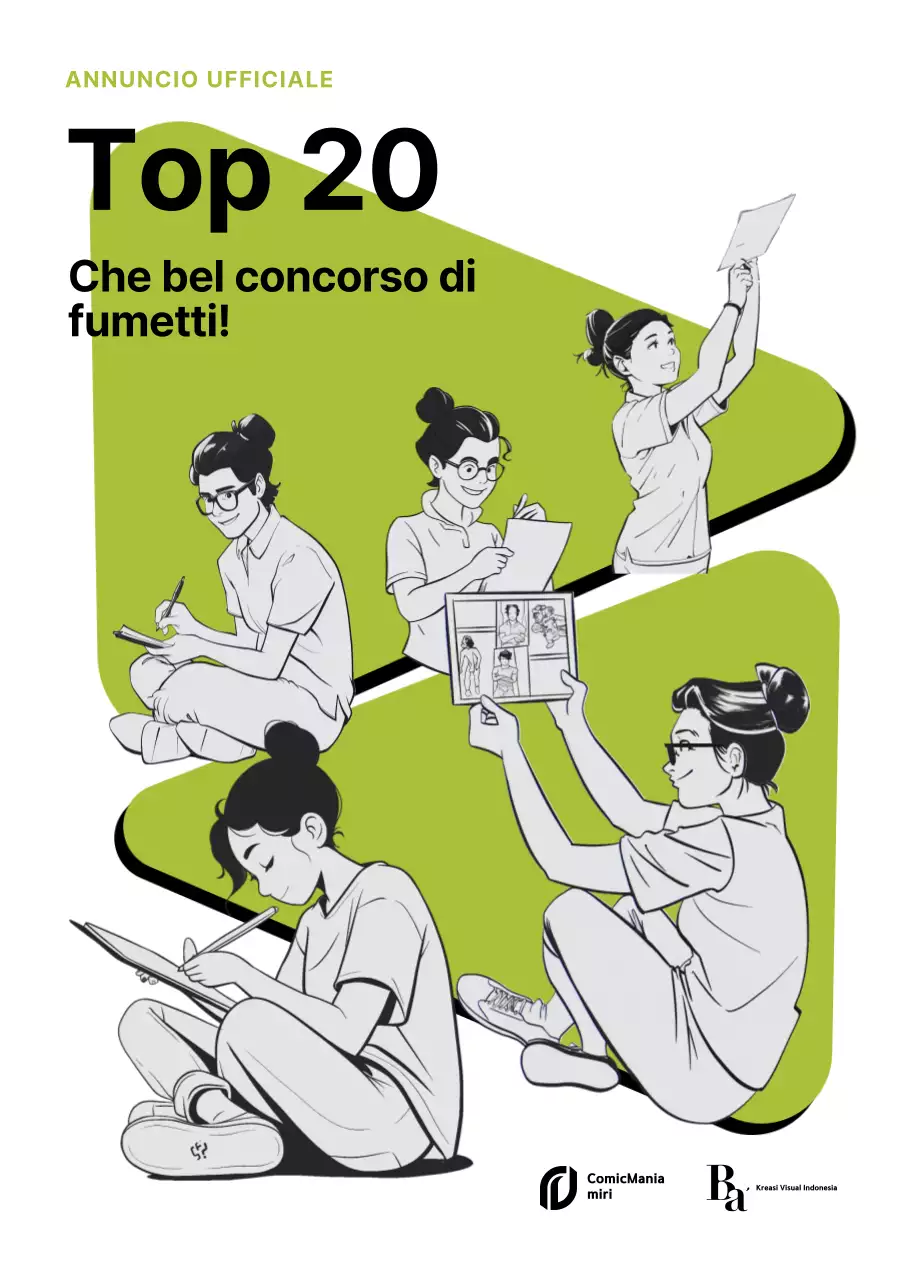 Annuncio del concorso Green Comic