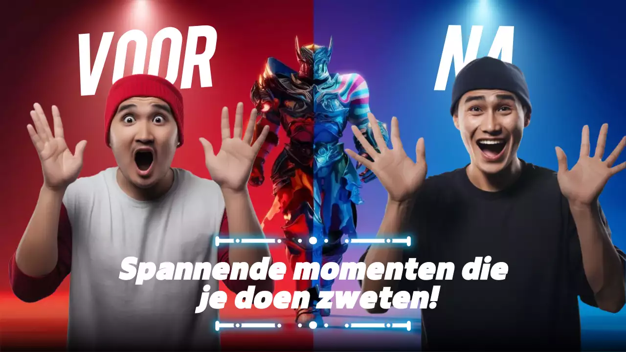 rood moderne gaming advertentie