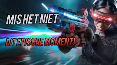 rood cyber gaming advertentie