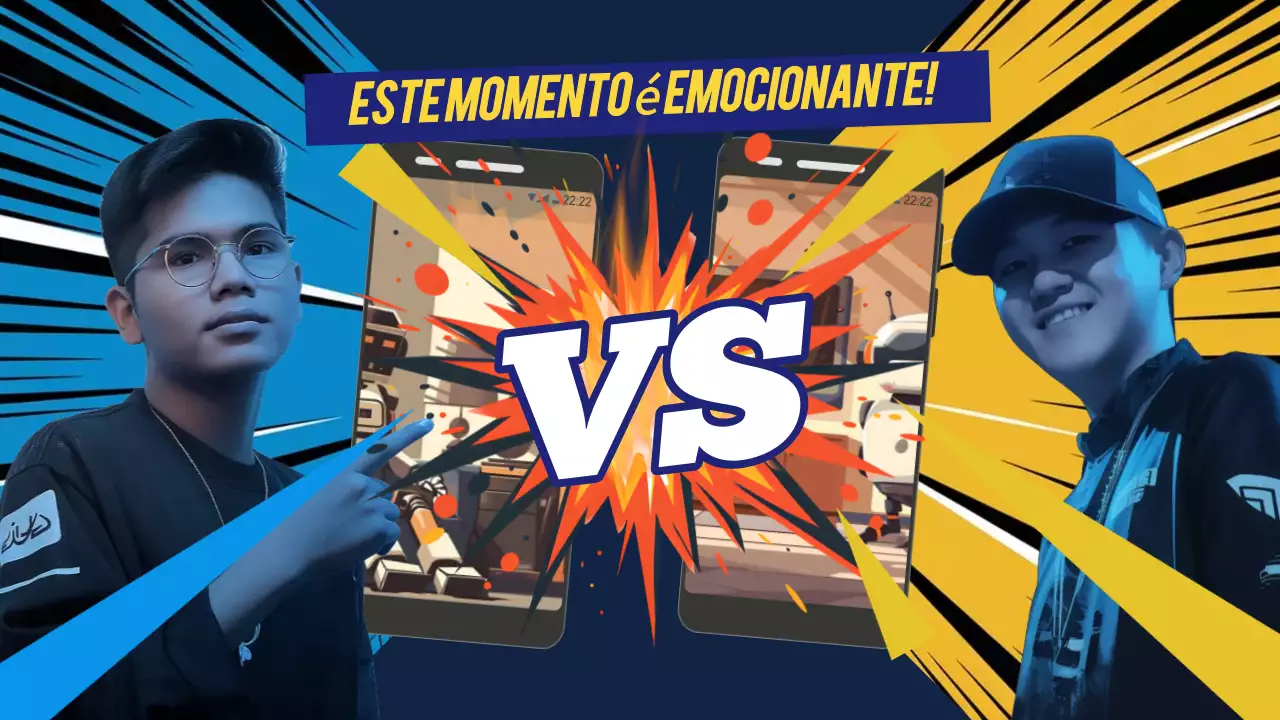 anúncio de jogo blue comic