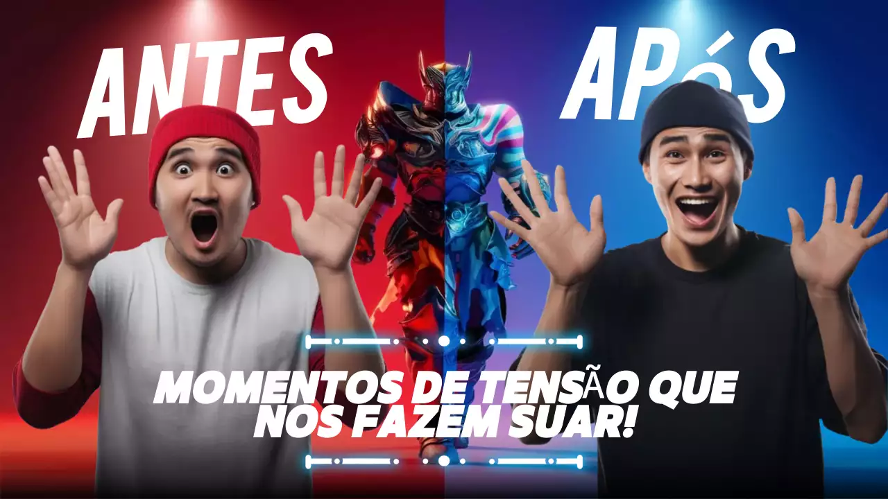 anúncio vermelho de jogos modernos