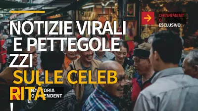 annuncio di notizie sulle celebrità di red urban