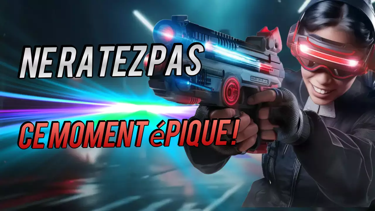 publicité pour le cyberjeu rouge