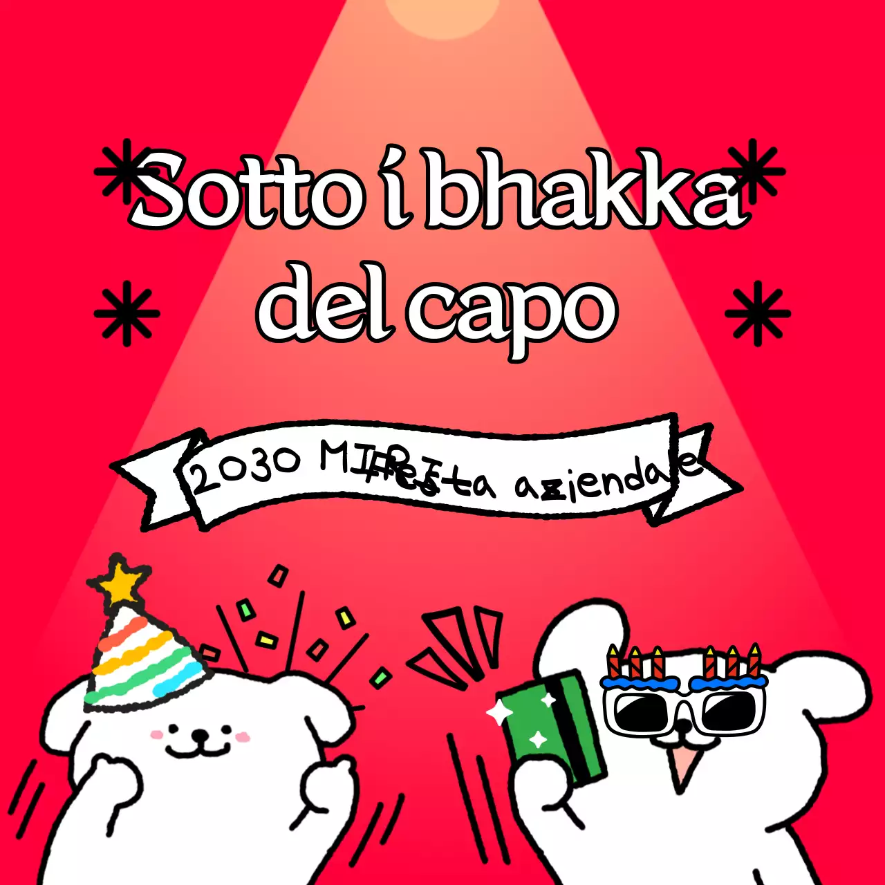 Invito alla festa di fine anno in stile bottiglia in rosa e bianco