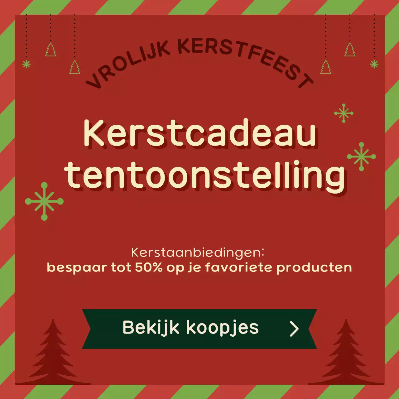 Rood Vintage Kerstevenement