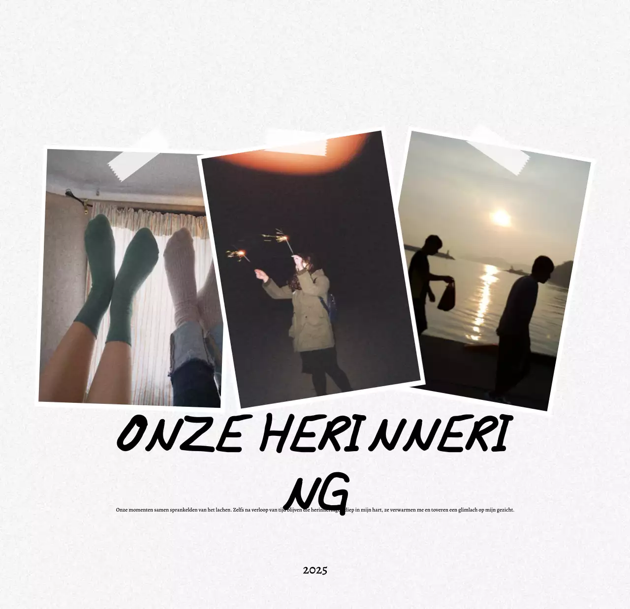 Vintage fotokalender met fotolijstjes