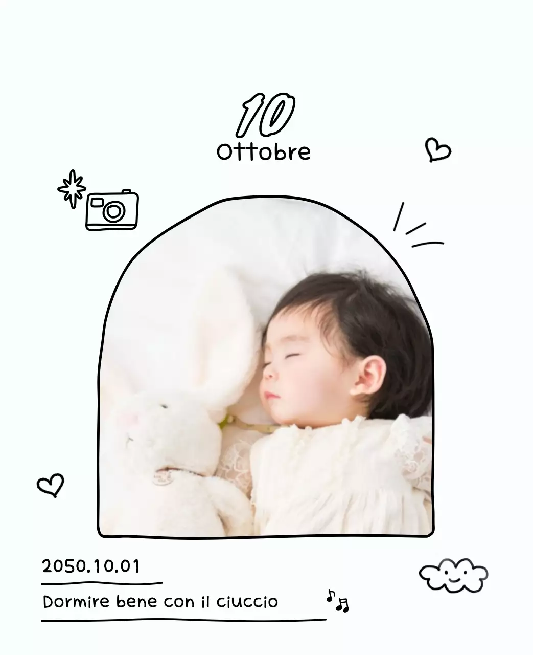 Adorabile calendario di Capodanno