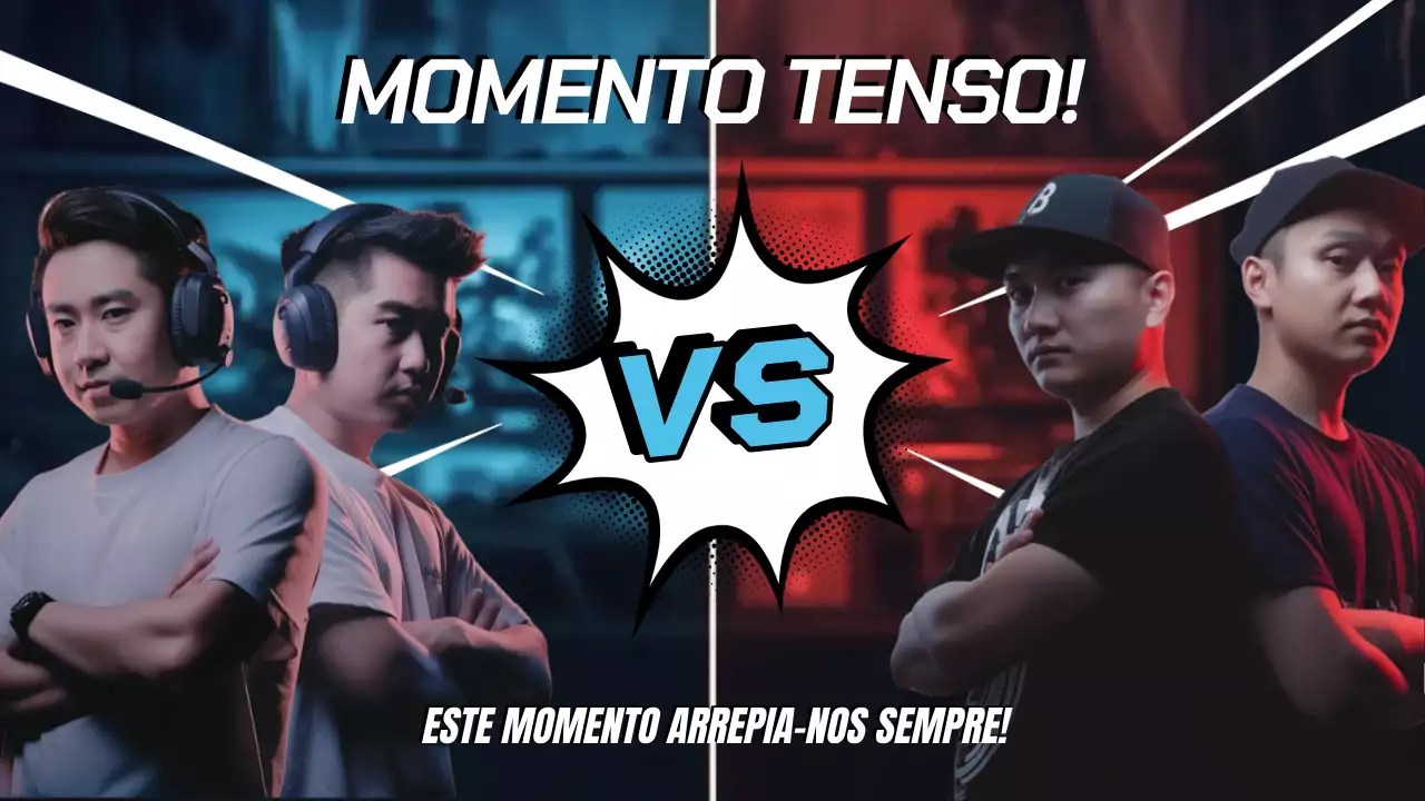 anúncio dos desportos electrónicos da blue bold