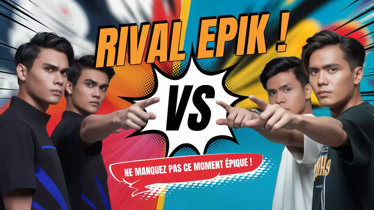 Annonce d'une rivalité comique haute en couleurs