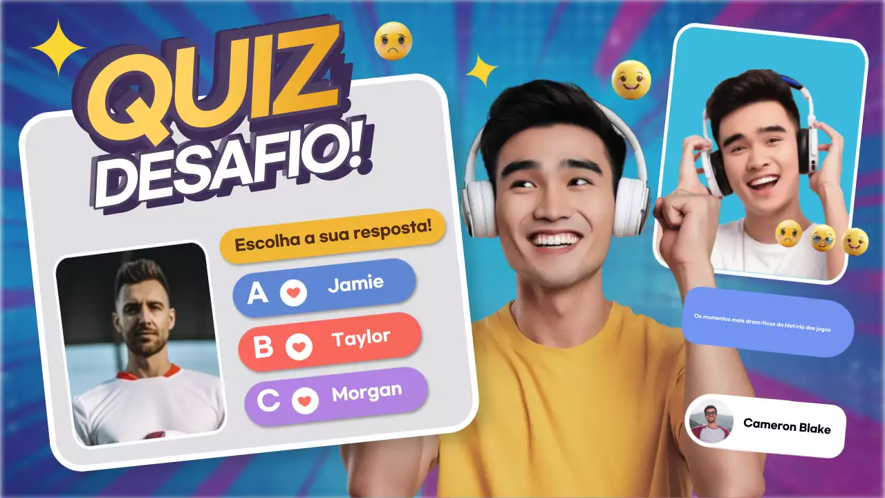 anúncio do concurso arco-íris moderno