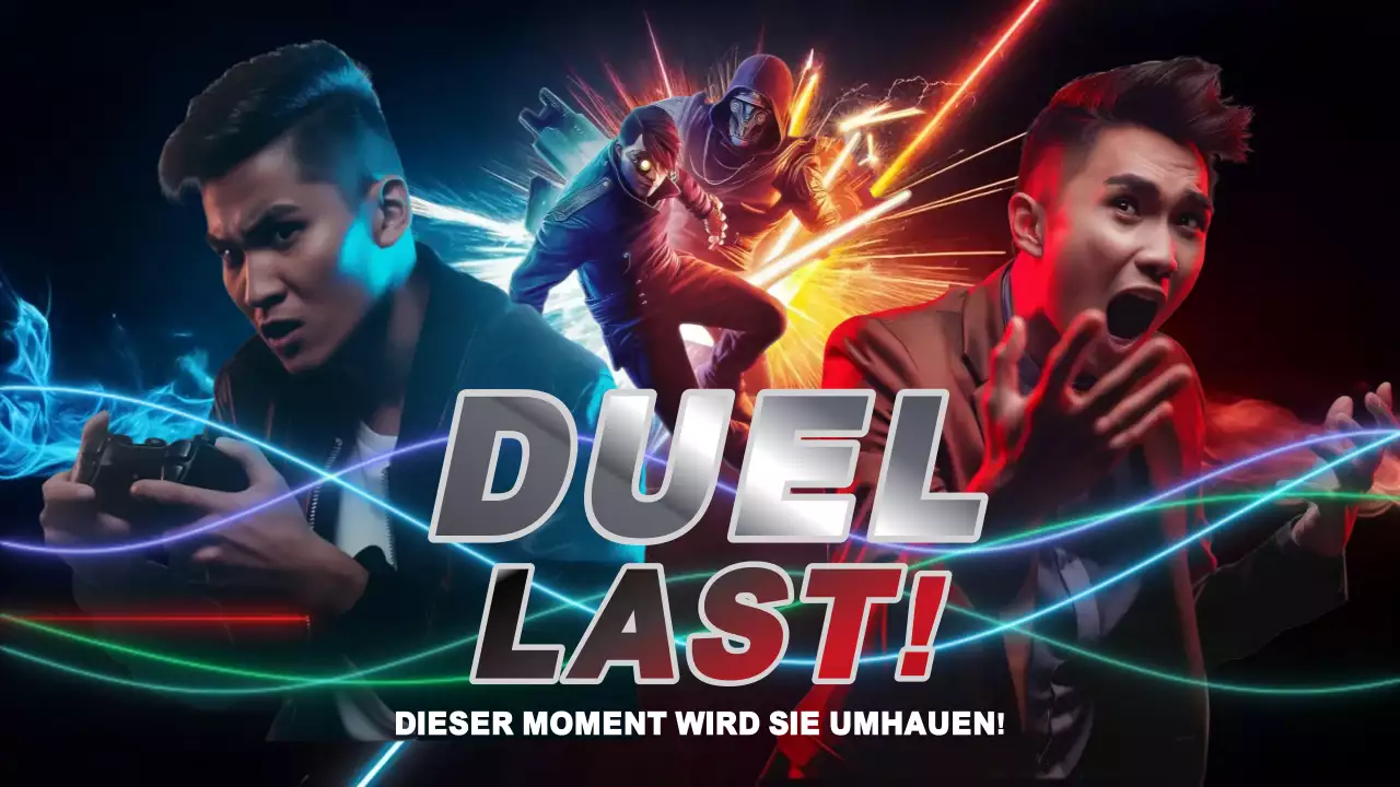 moderne Neon-Gaming-Werbung