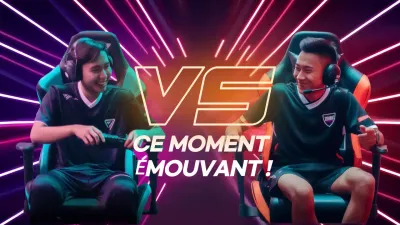 publicité pour les jeux modernes en néon