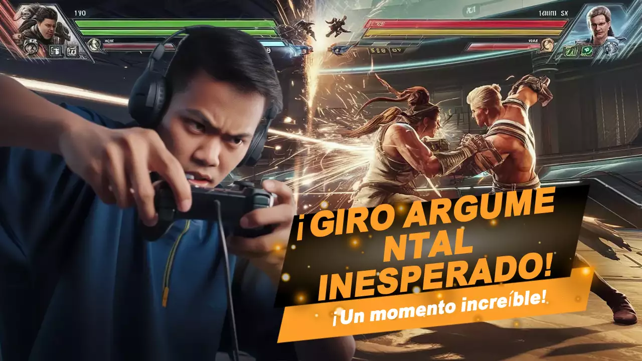 anuncio de juegos modernos en naranja