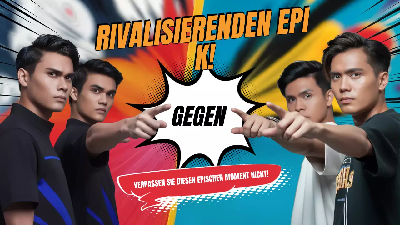 bunte Comic-Rivalität Ankündigung