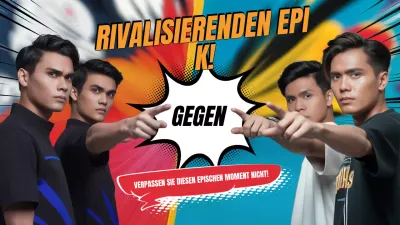 bunte Comic-Rivalität Ankündigung