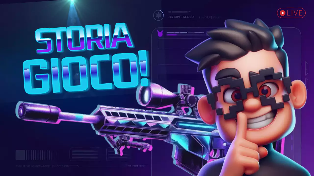 annuncio di gioco retro viola