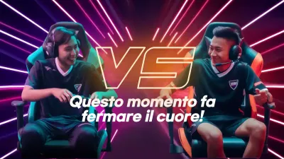 pubblicità al neon di giochi moderni