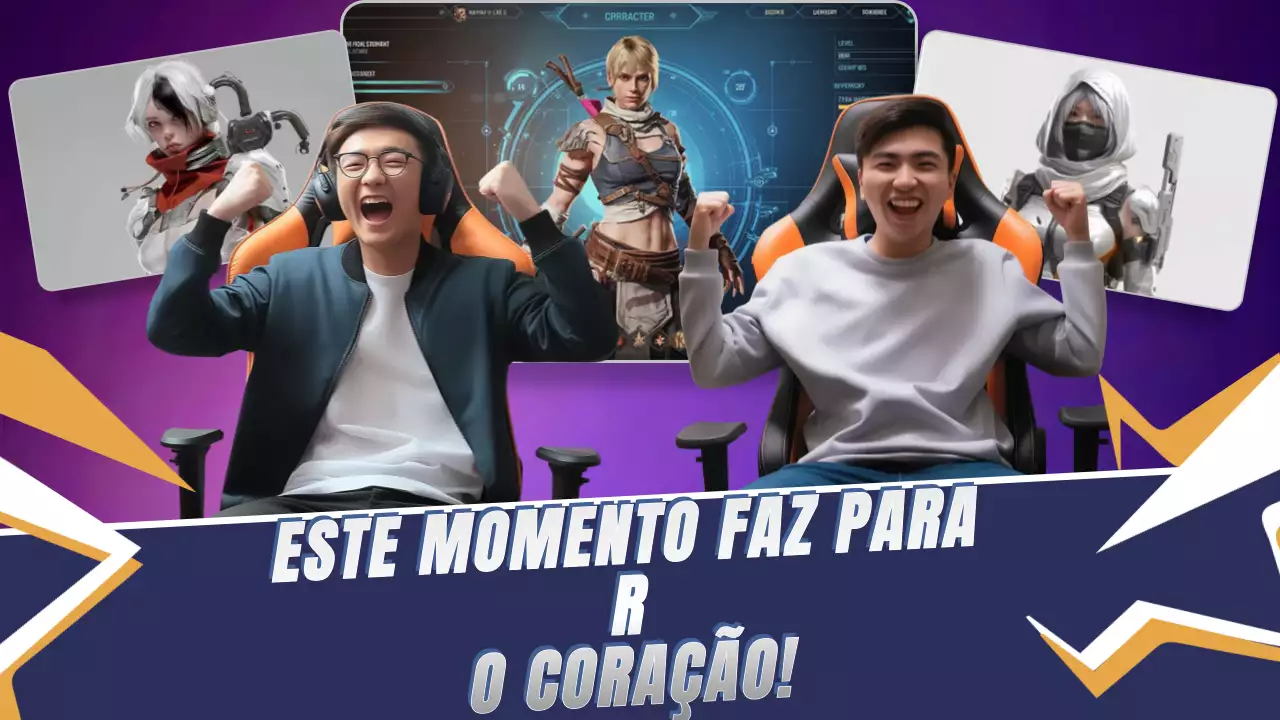 anúncio roxo de jogos modernos