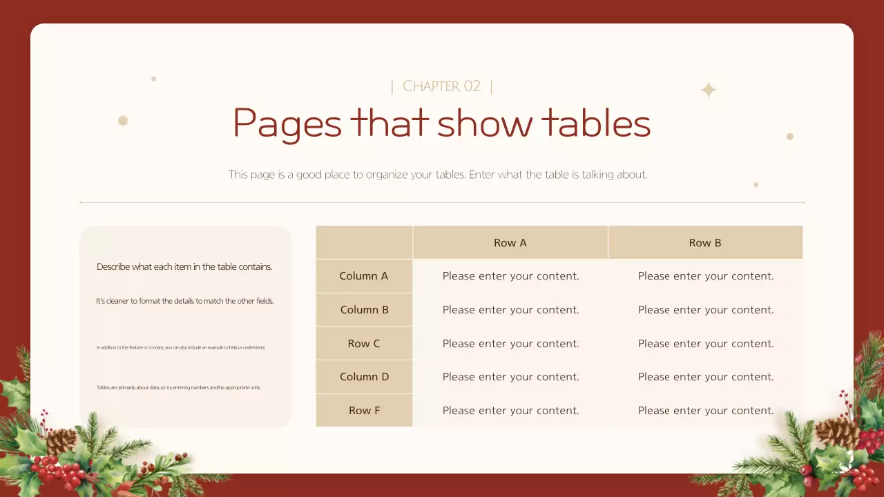 Red Neat Christmas Guide