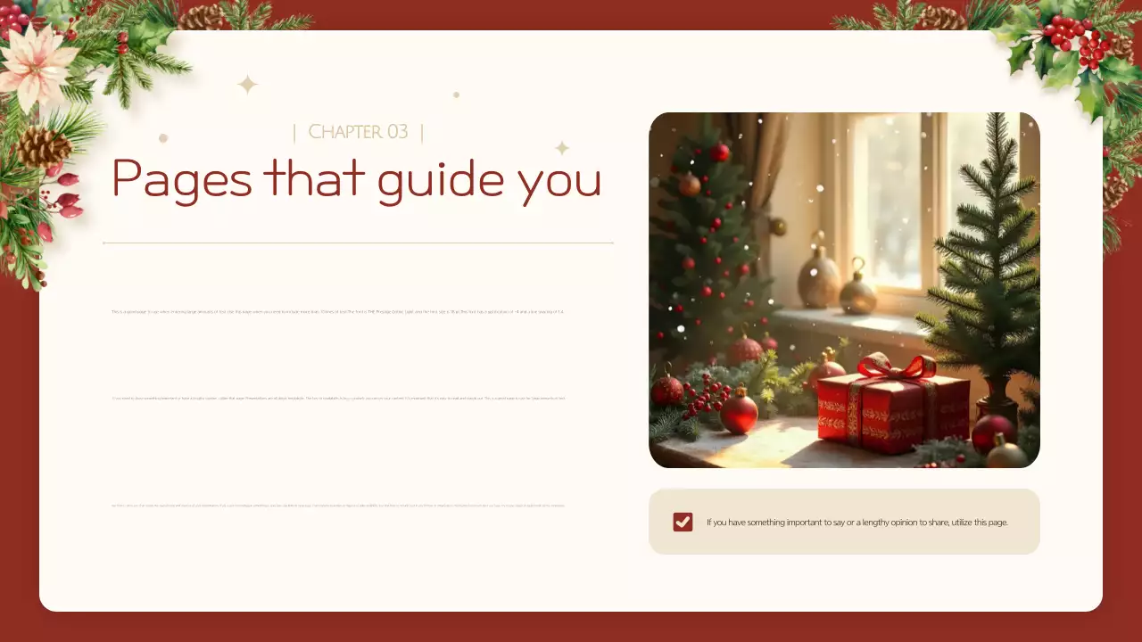 Red Neat Christmas Guide